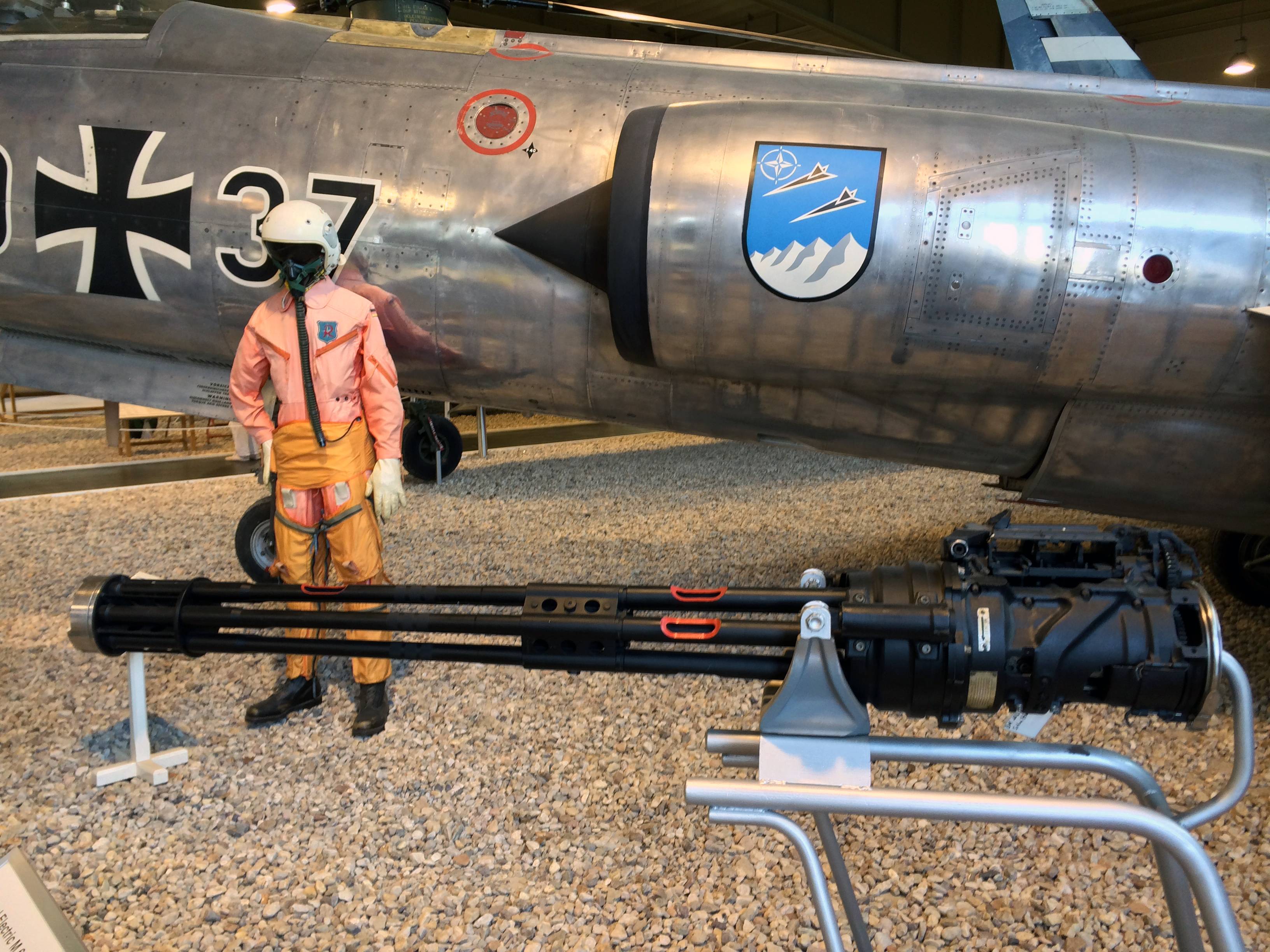 Starfighter F 104 G - Lockheed - Rotations-Maschinengewehr