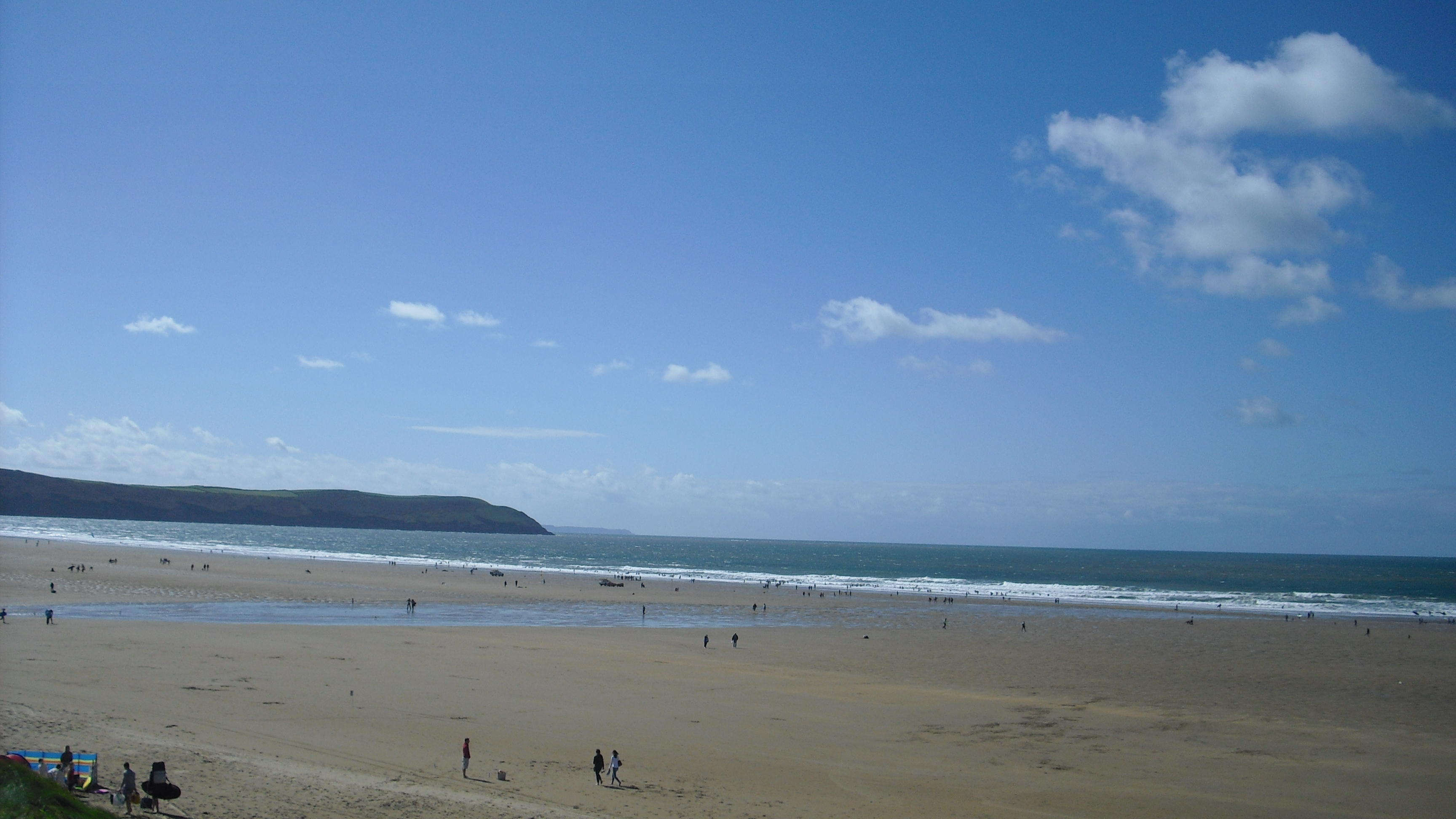 Sandstrand bei Ebbe - Woolacombe - England