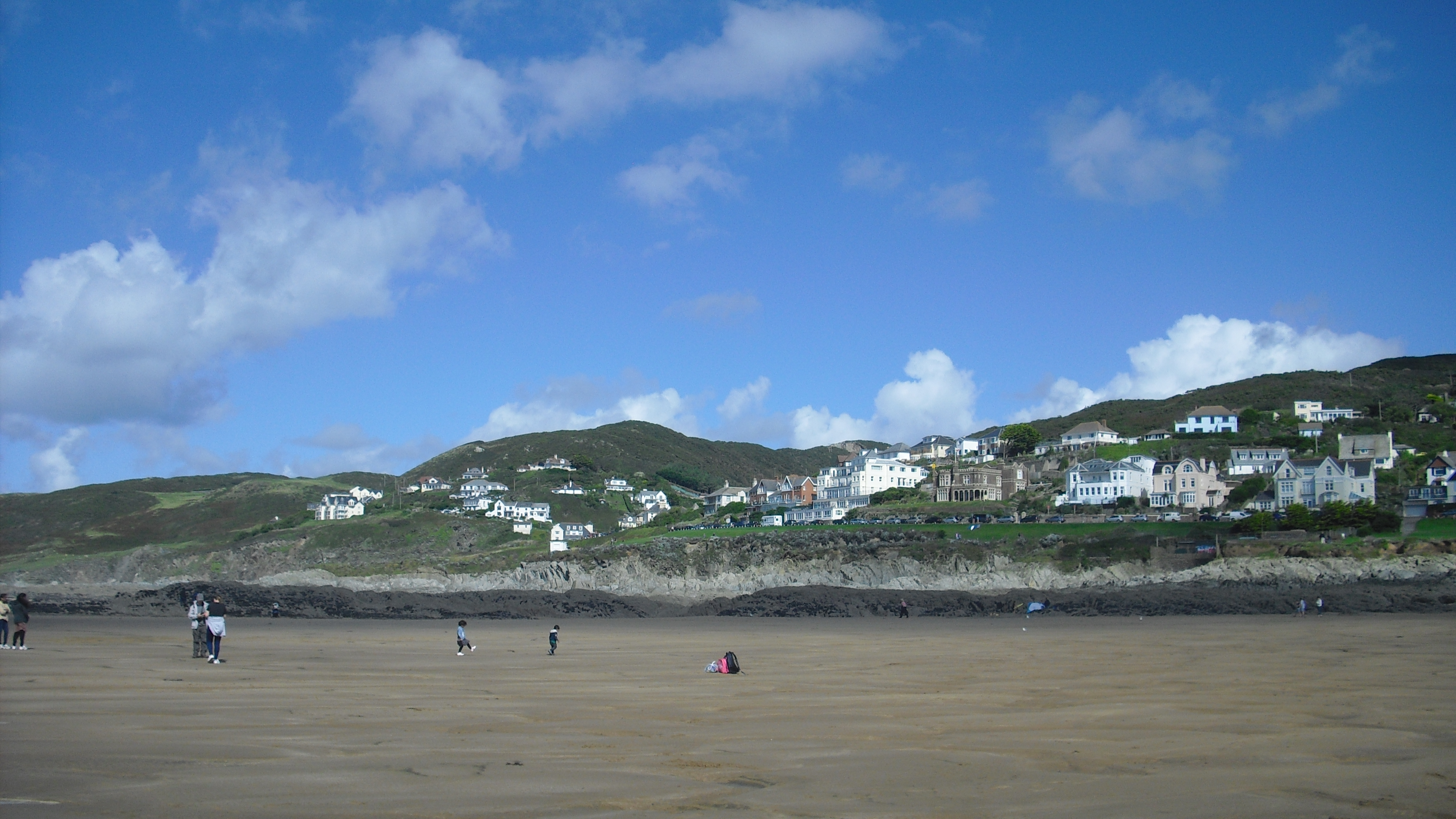 Sandstrand bei Ebbe - Woolacombe - England