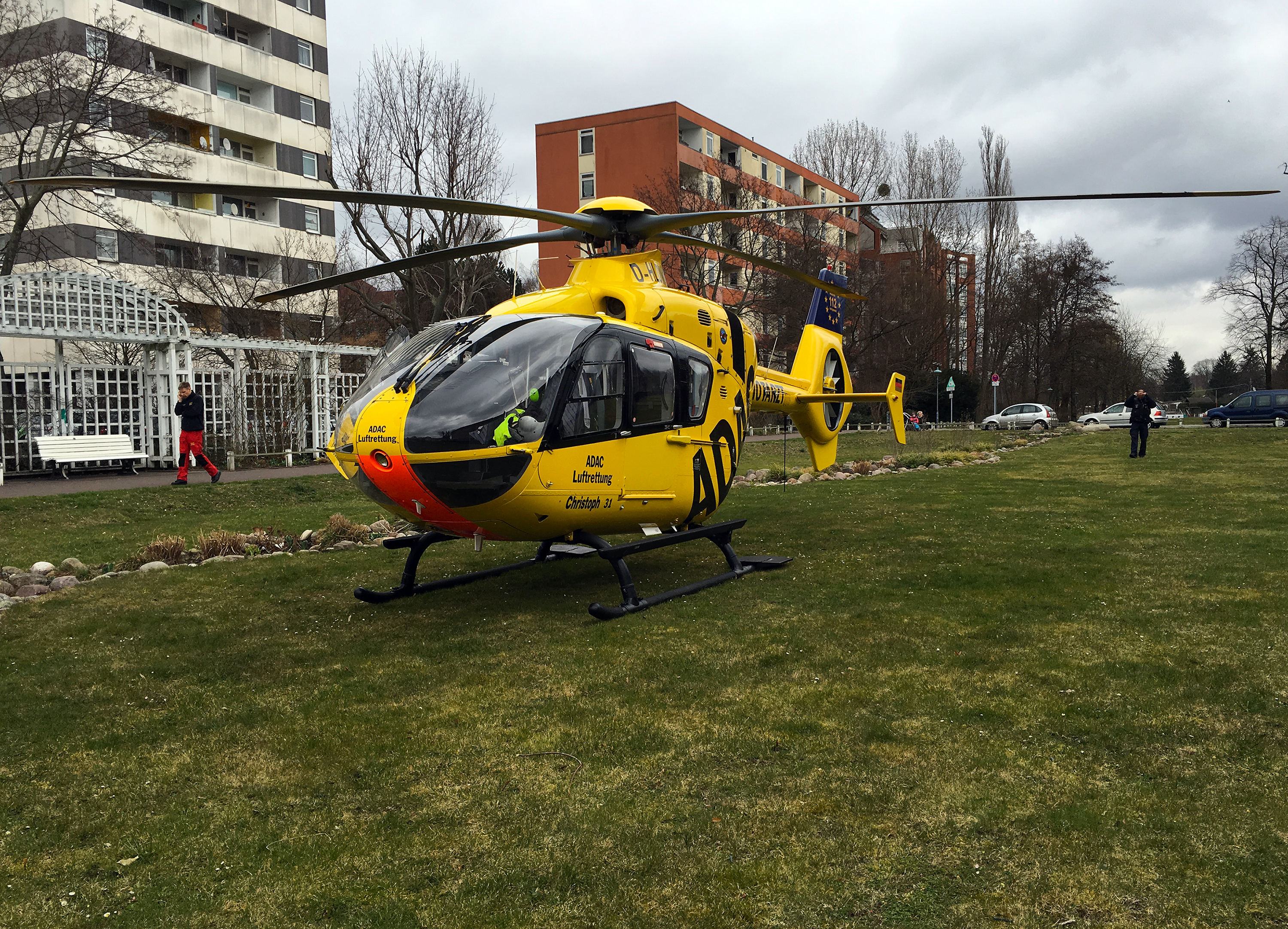 Rettungshubschrauber ADAC - Christoph 31 - Berlin-Spandau