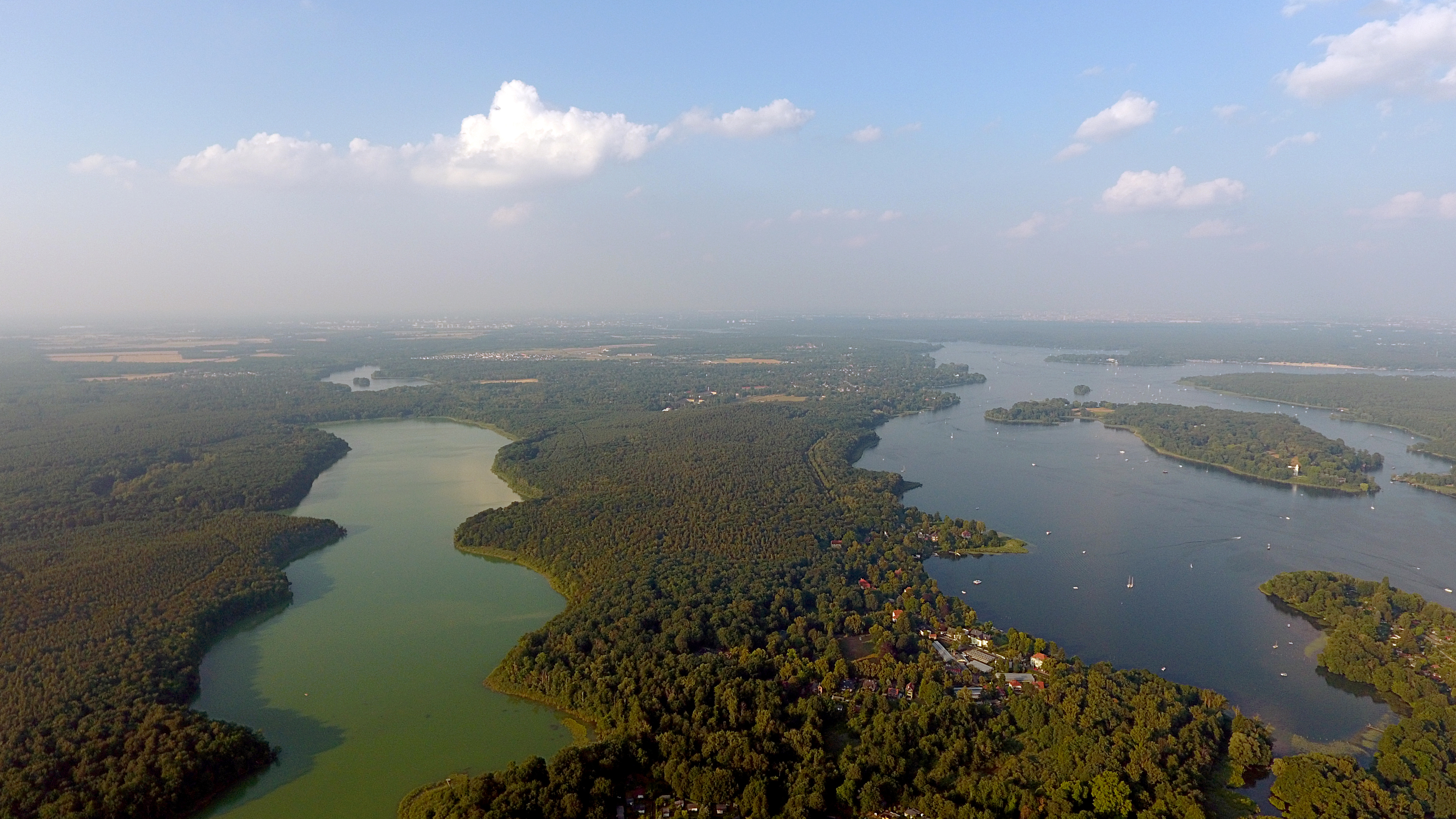 Sacrower See - Pfaueninsel in der Havel