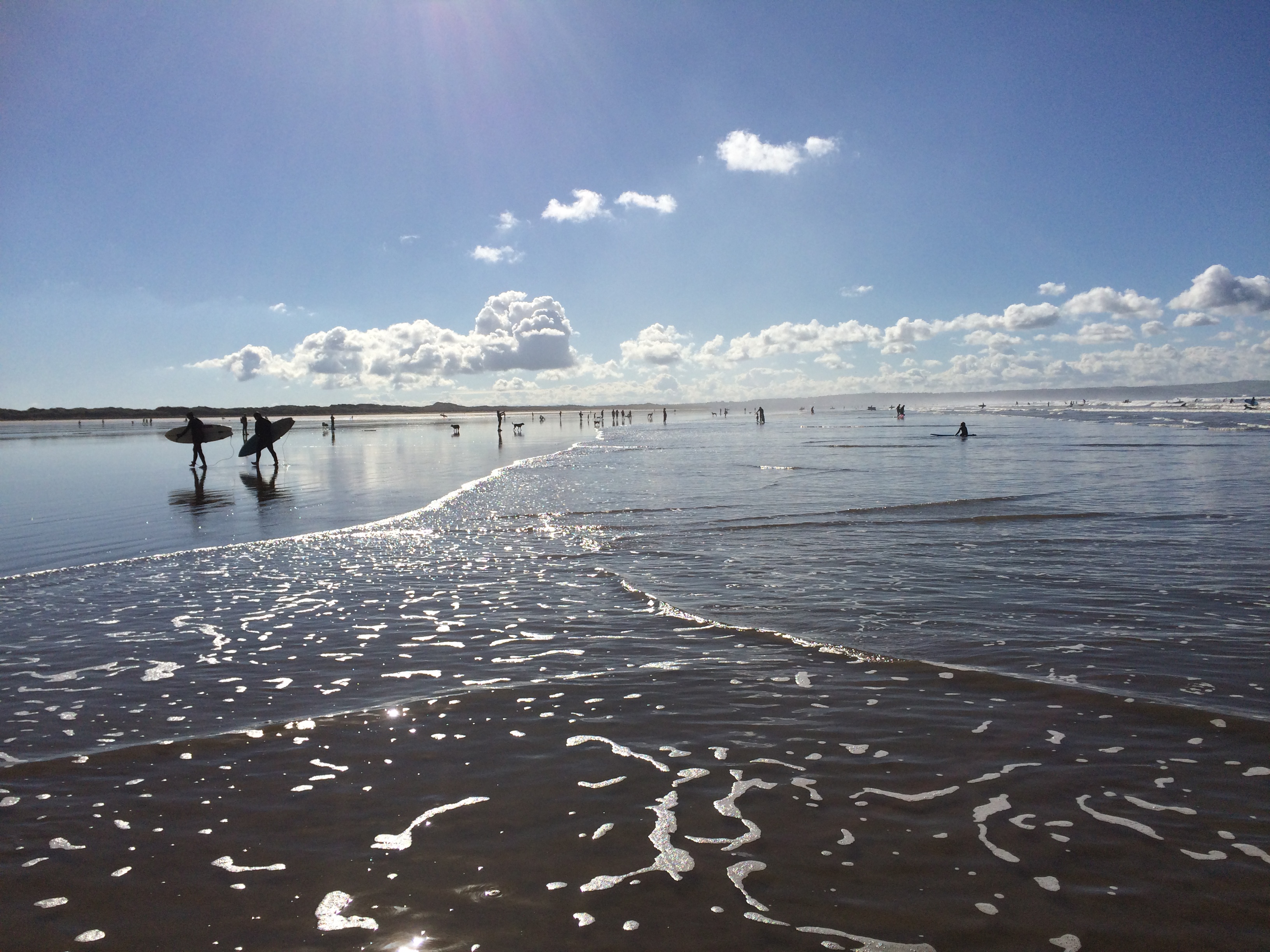 Saunton Beach bei Ebbe