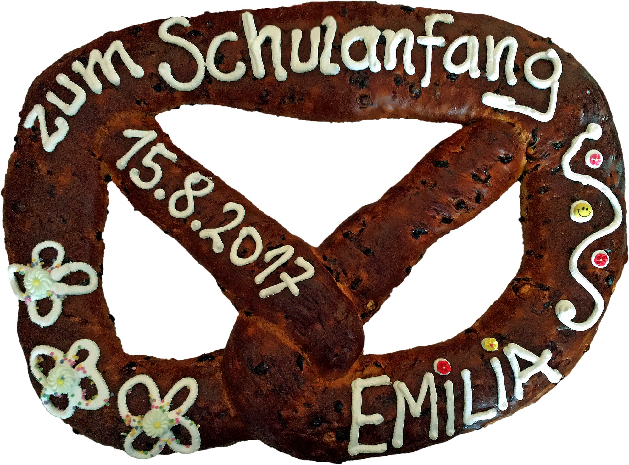 Emilia's Brezel zur Einschulung 2017