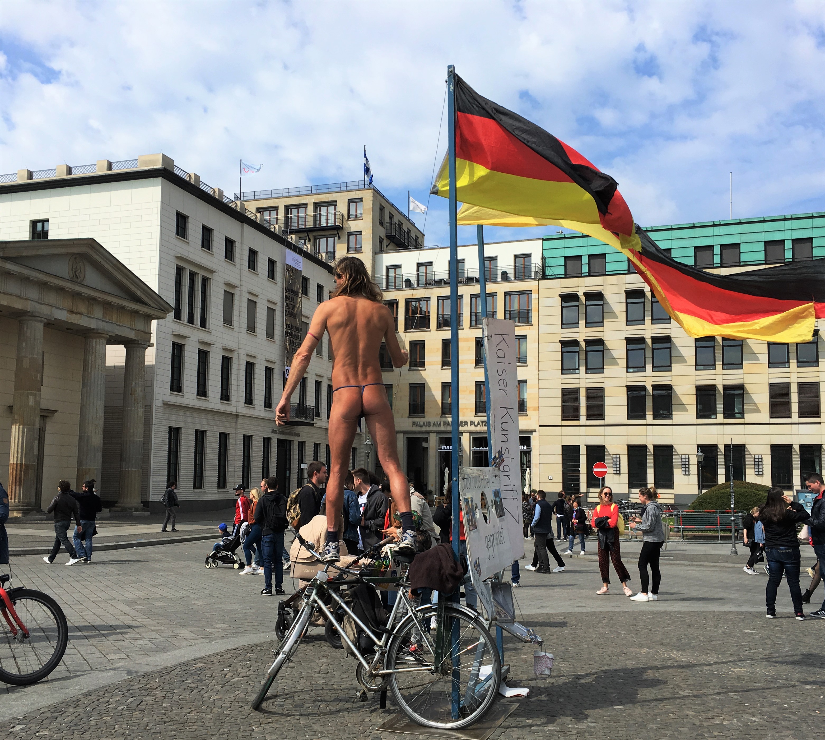 1 Mai Demo am Brandenburger Tor