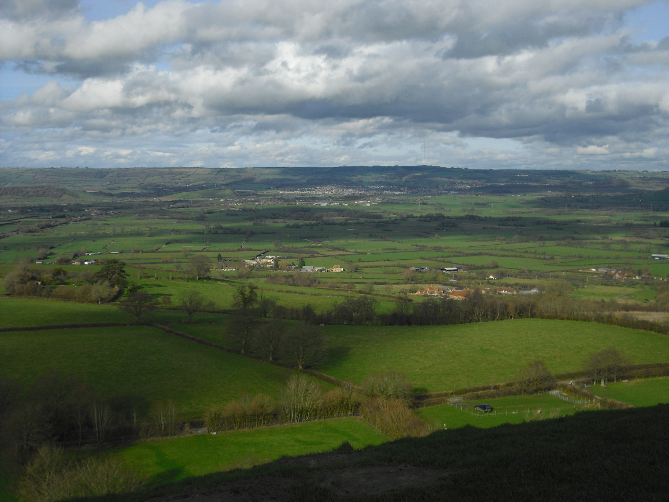 Glastonbury Tor - Tolle Aussicht vom Glostenbury Turm