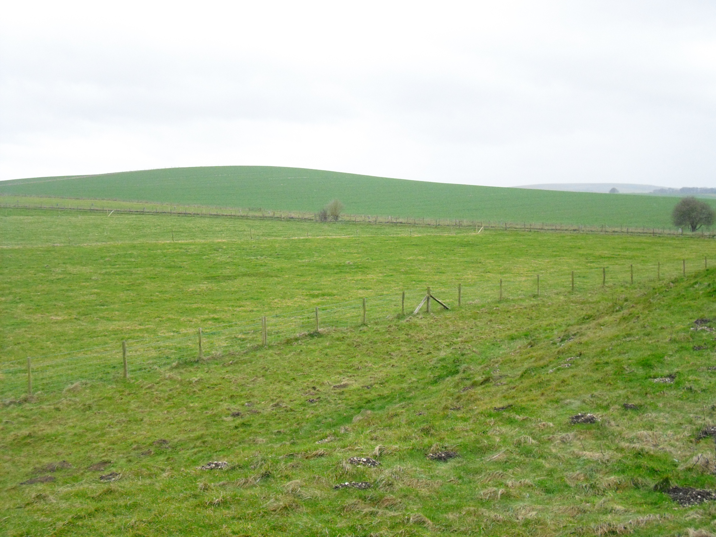 Stonehenge - Hügellandschaft