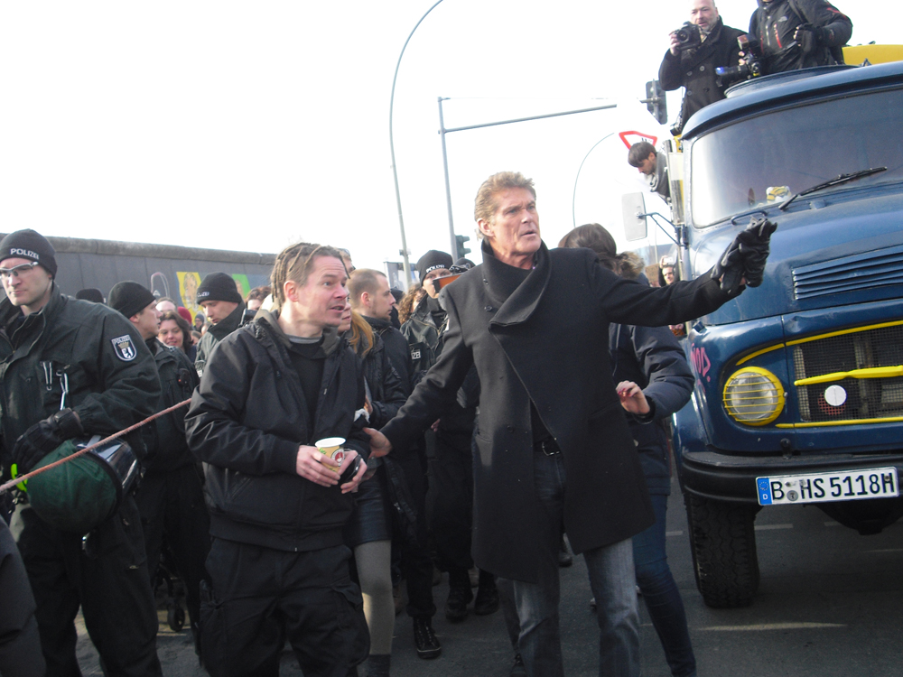 David Hasselhoff - Berlin - East Side Gallery