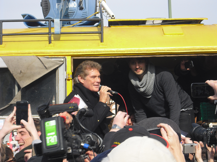 David Hasselhoff - Berlin - East Side Gallery