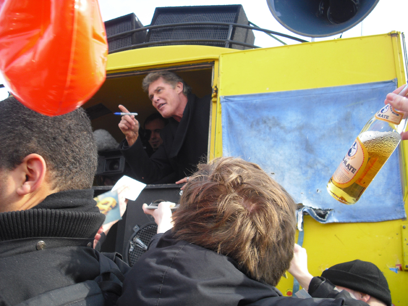 David Hasselhoff - Berlin - East Side Gallery