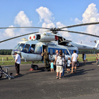 Mil Mi-8S Hip-C 9351 - Bundeswehr-Helikopter - Linke Seite