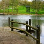 Wassersteg - Oase der Ruhe im Britzer Garten