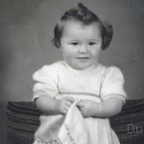 Schönes Babyfoto von Brigitte Friedrich 1949